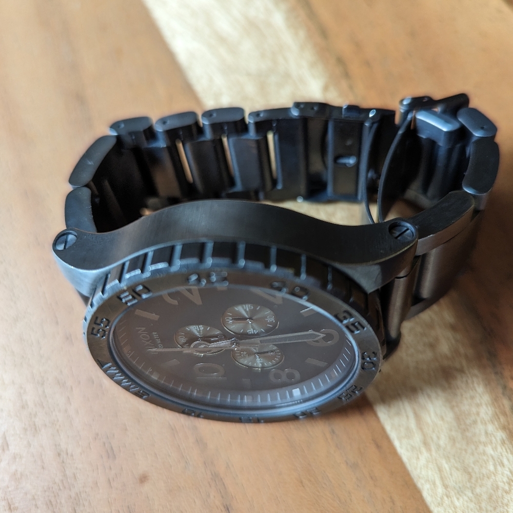 Nixon 51-30 gunmetal watch